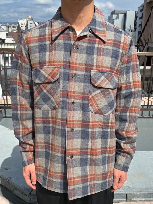 70's「Pendleton」USA製 ウールシャツ