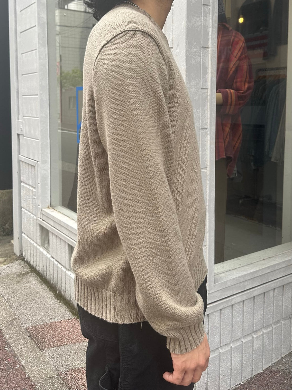 90's RALPH LAUREN ワンポイントニット