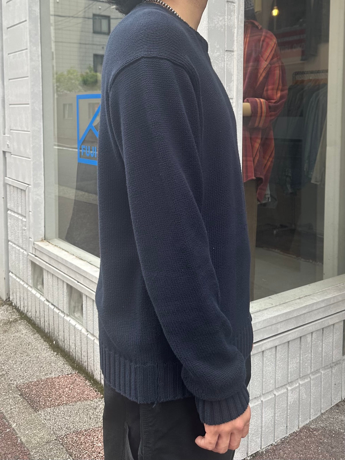 90's RALPH LAUREN ワンポイントニット