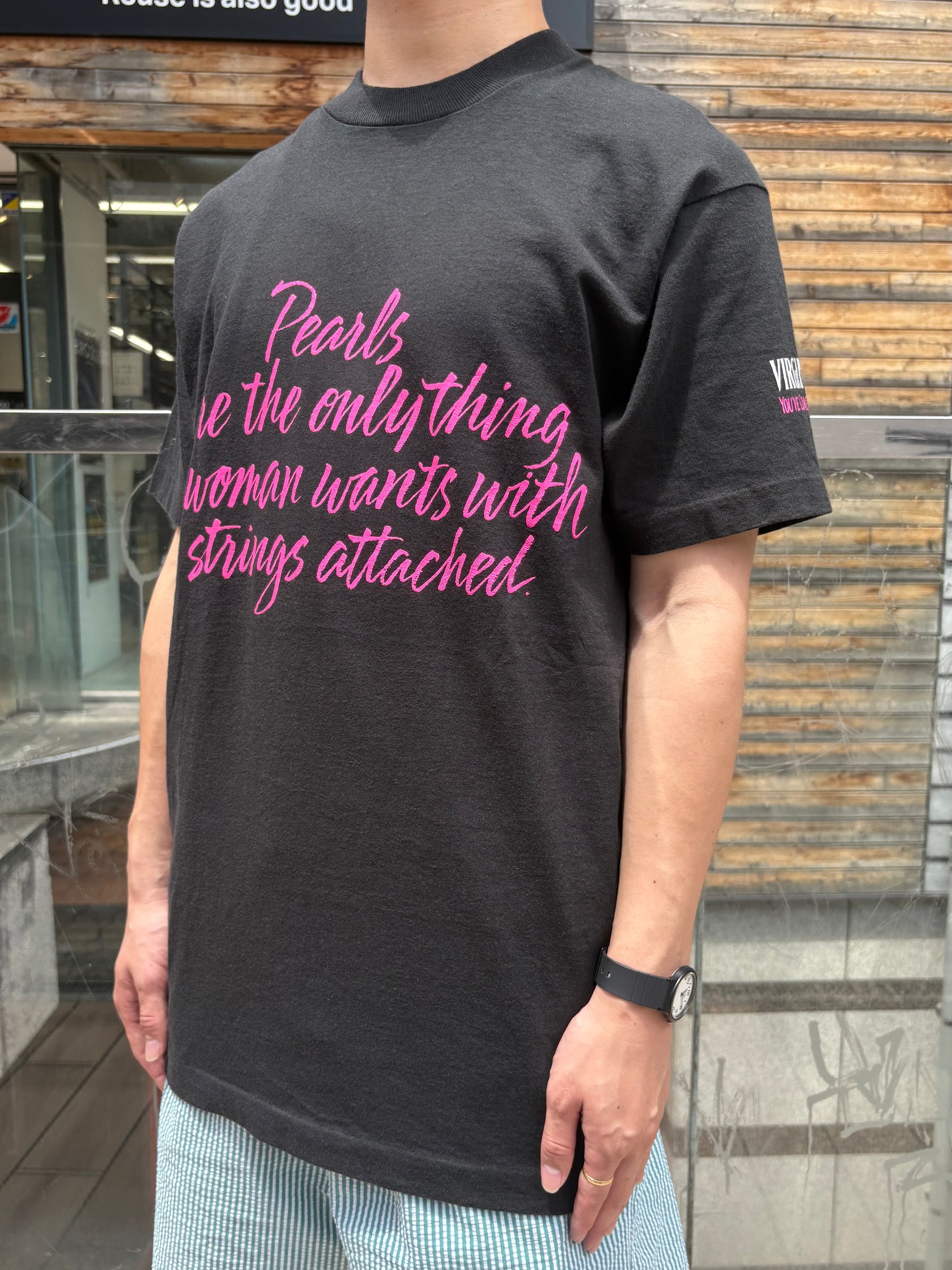 90'「Virginia Slims 」グラフィックTシャツ