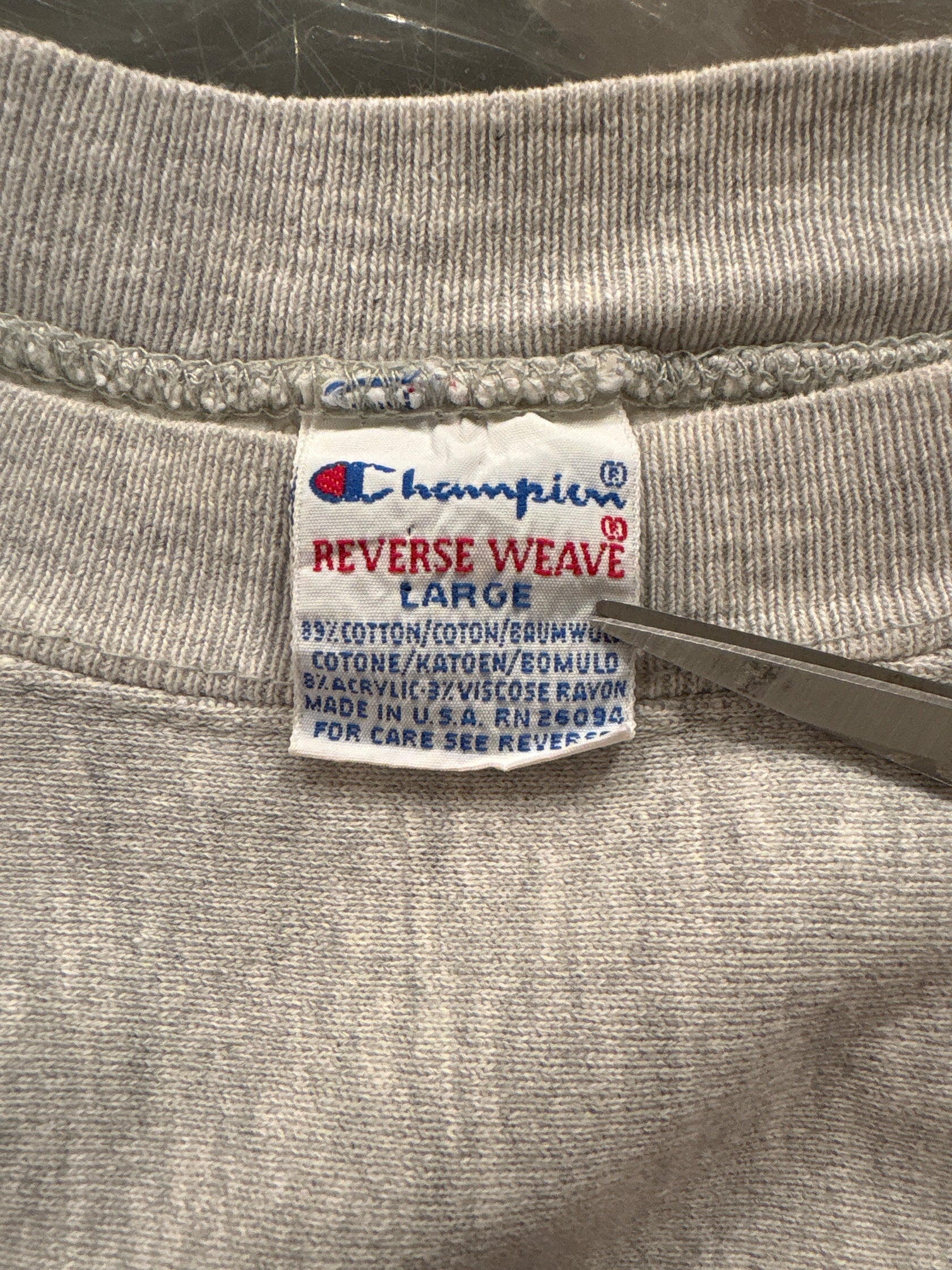 90's CHAMPION「WISCONSIN 」Reverse Weave USA製 カレッジスウェット