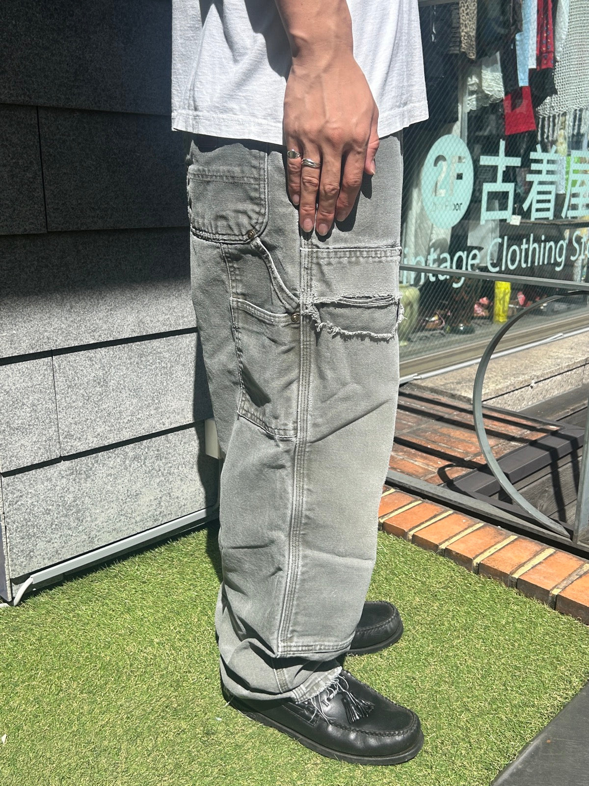 00's Carhartt「DOUBLE NKEE PANT」ワークパンツ