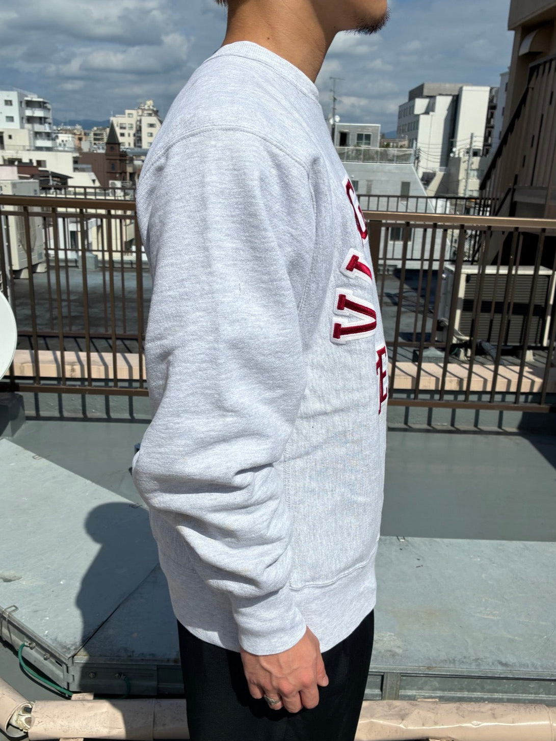 90's CHAMPION「VIRGINIA TECH」Reverse Weave USA製 カレッジスウェット