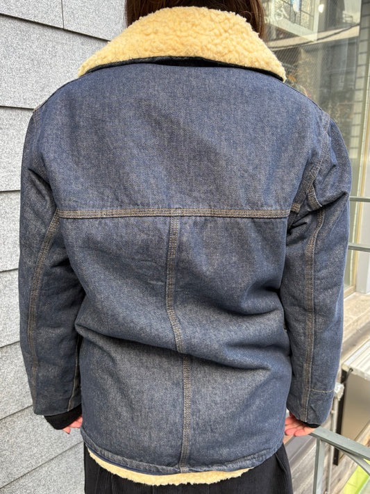 70's「CARHARTT」ボアデニムランチコート