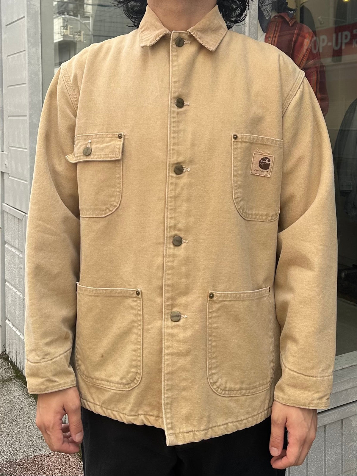 Carhartt チョアコート ベージュ ヴィンテージ　USA製 Carhartt チョアコート USA製 '80s - メルカリ