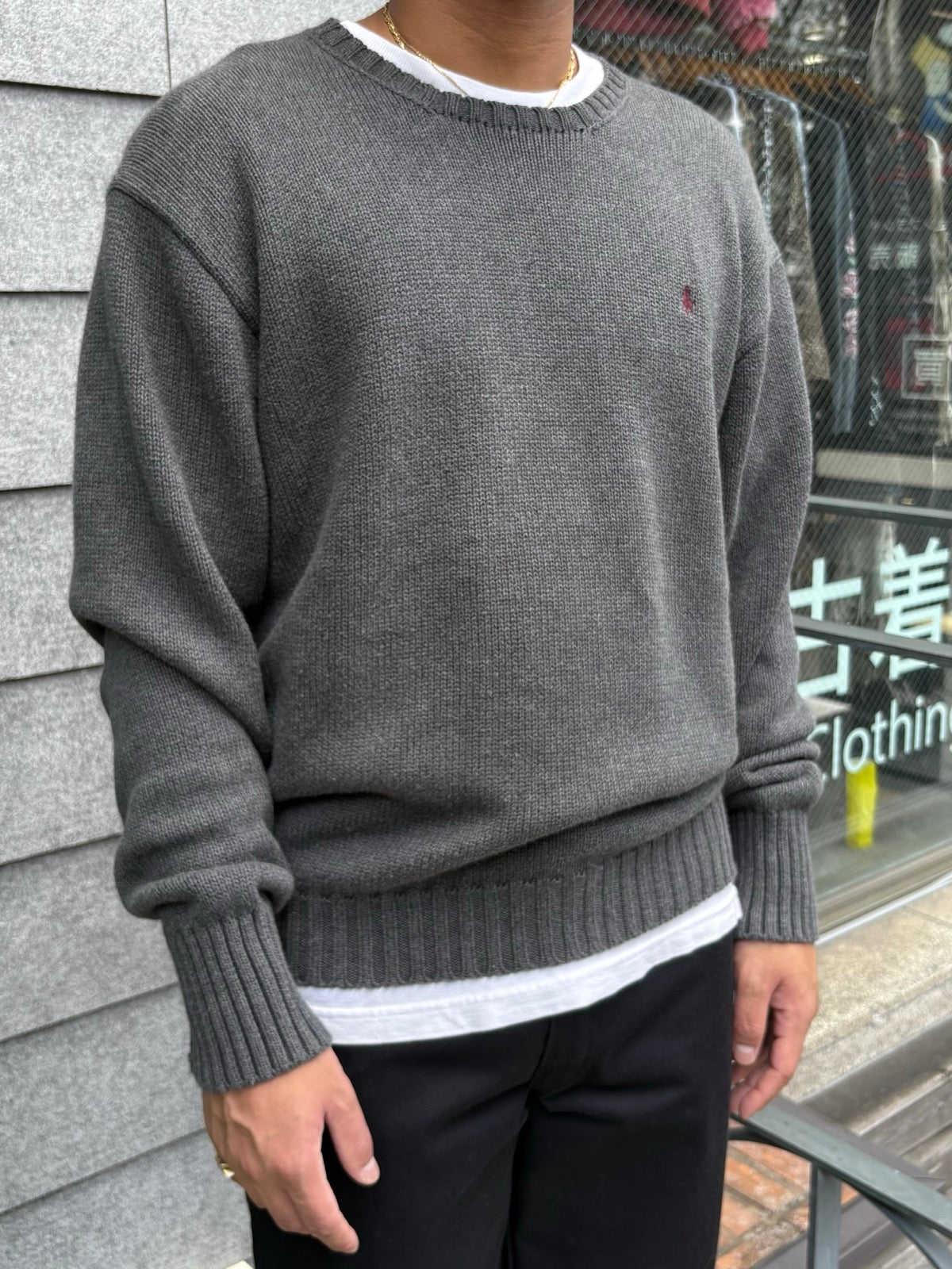 90's~00's「Polo by Ralph Lauren」ワンポイントニット