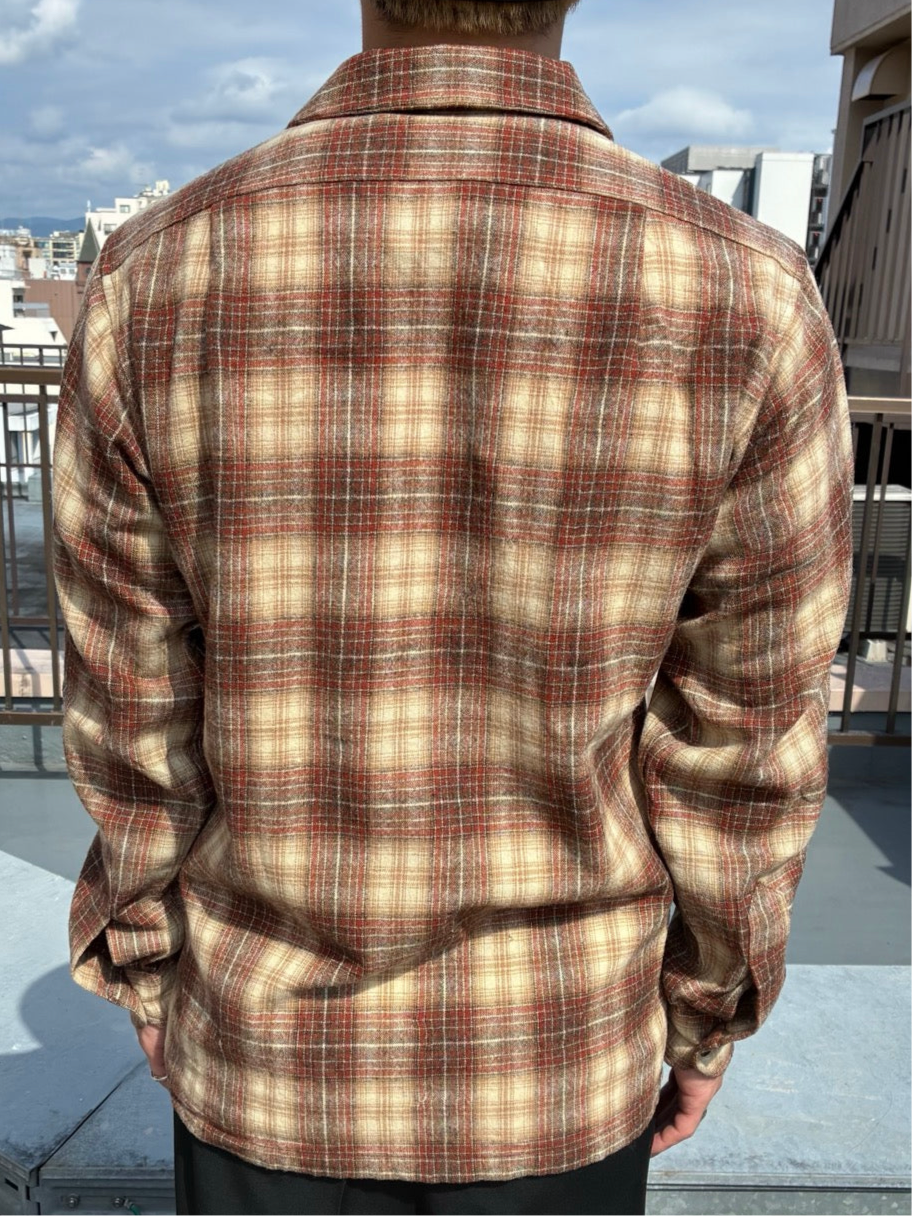 70's「Pendleton」USA製 ウールシャツ