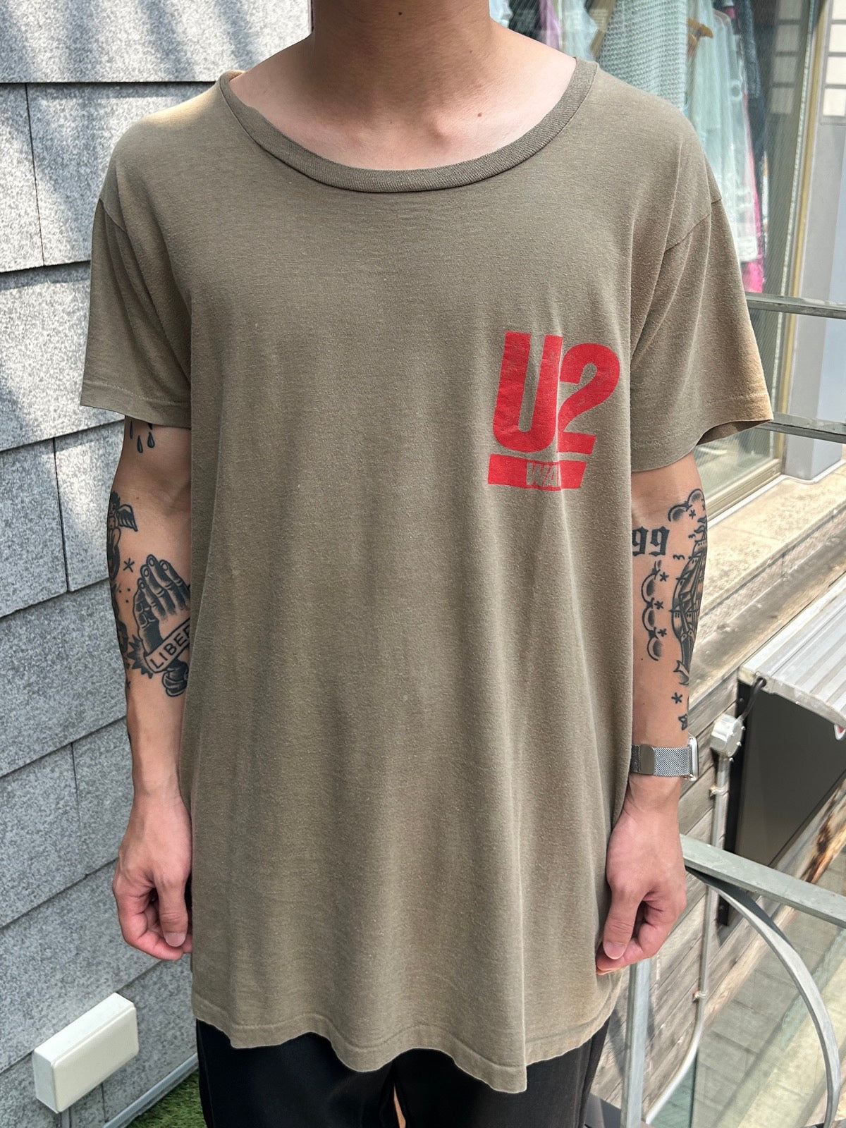 80's U2「UK SPRING TOUR 1983」バンドTシャツ