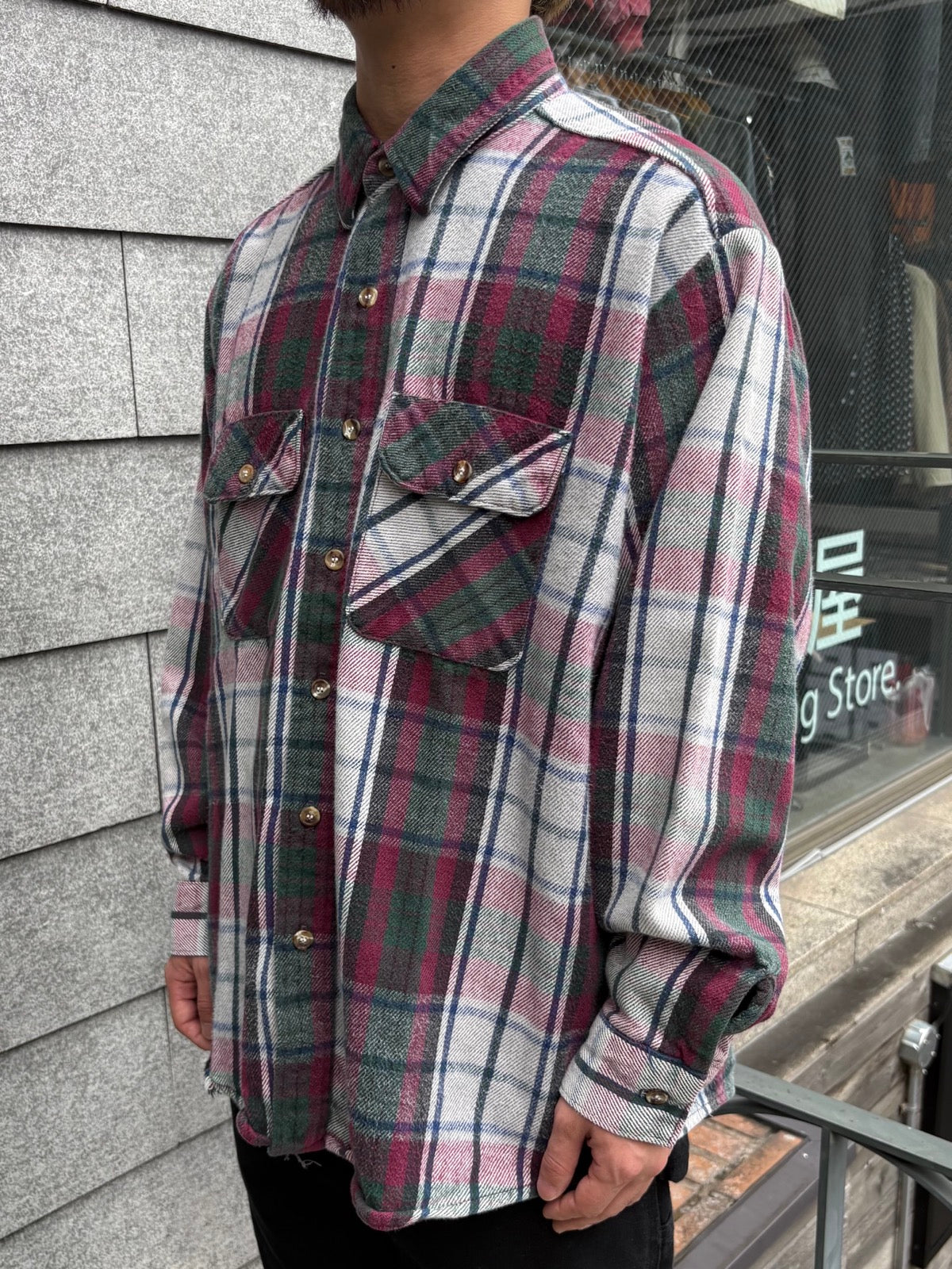 90's「FIVE BROTHER」ネルシャツ