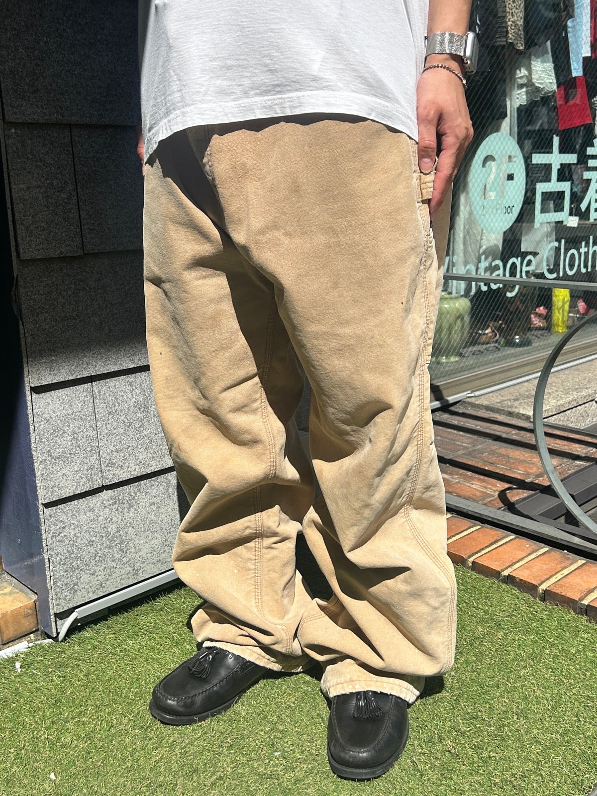 90s Carhartt「フランネルライナー付き」USA製 ペインターパンツ
