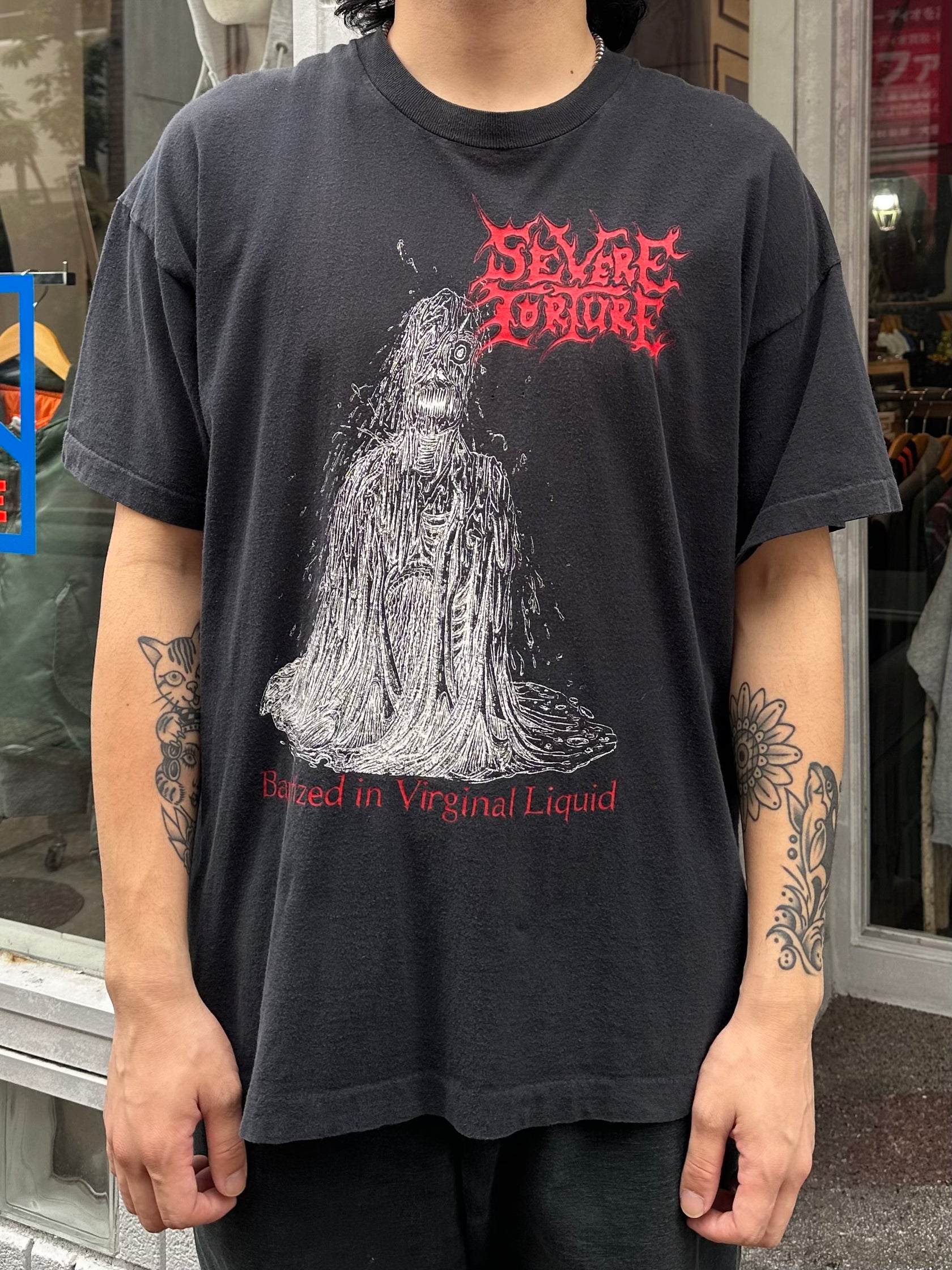 00's SEVERE TORTUE「Baptized in Virginal Liquid」バンドTシャツ