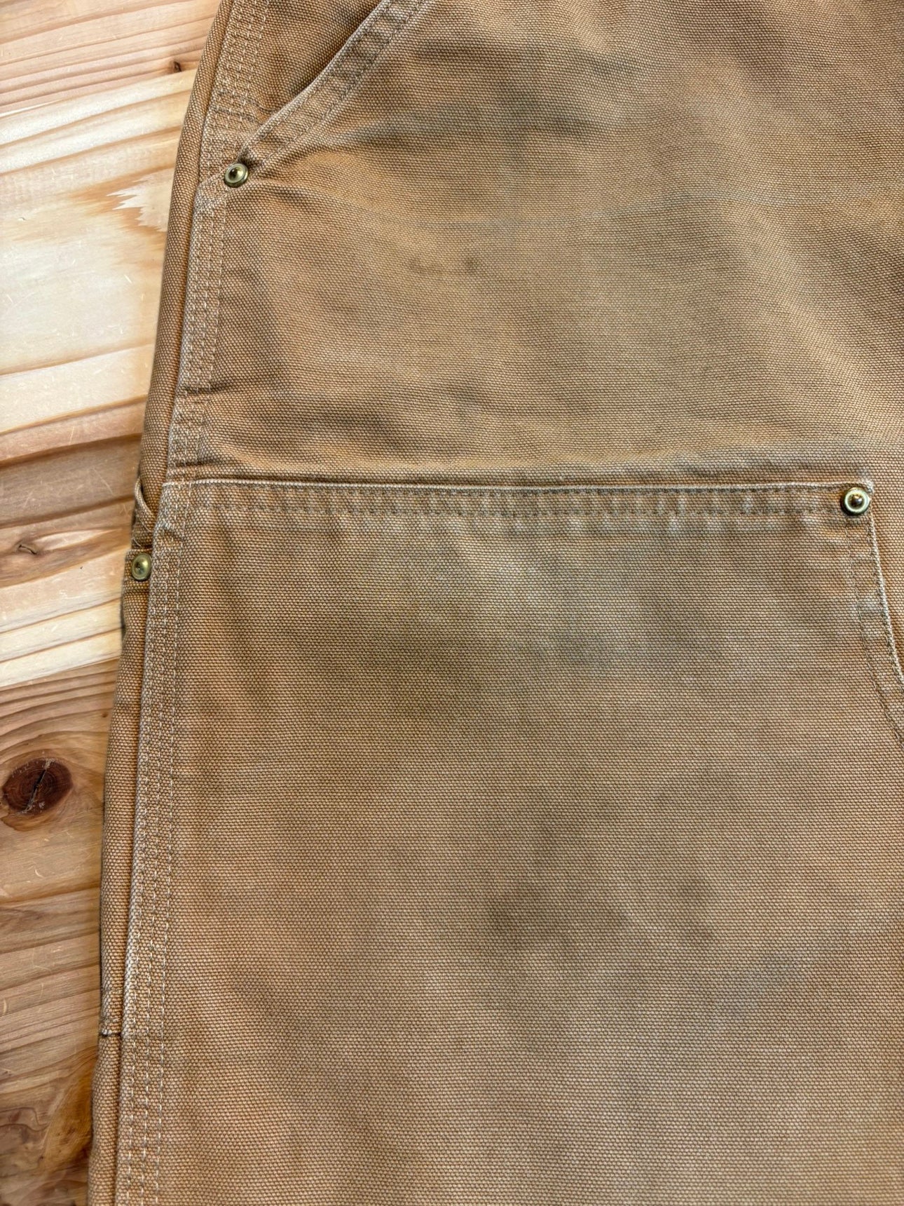 00's CARHART「DOUBLE NKEE PANT」USA製 ワークパンツ