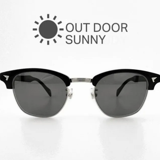 Hoptical H-00 BLKSLV-PT.GRY 調光レンズ