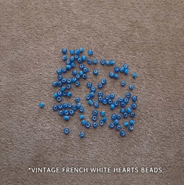 2mm BEADS NECKLACE- Lt. BLUE 50cm / ROSETTAPRAYER