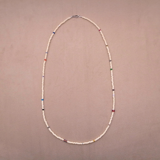 VINTAGE BEADS MIX NECKLACE 60cm / ROSETTAPRAYER