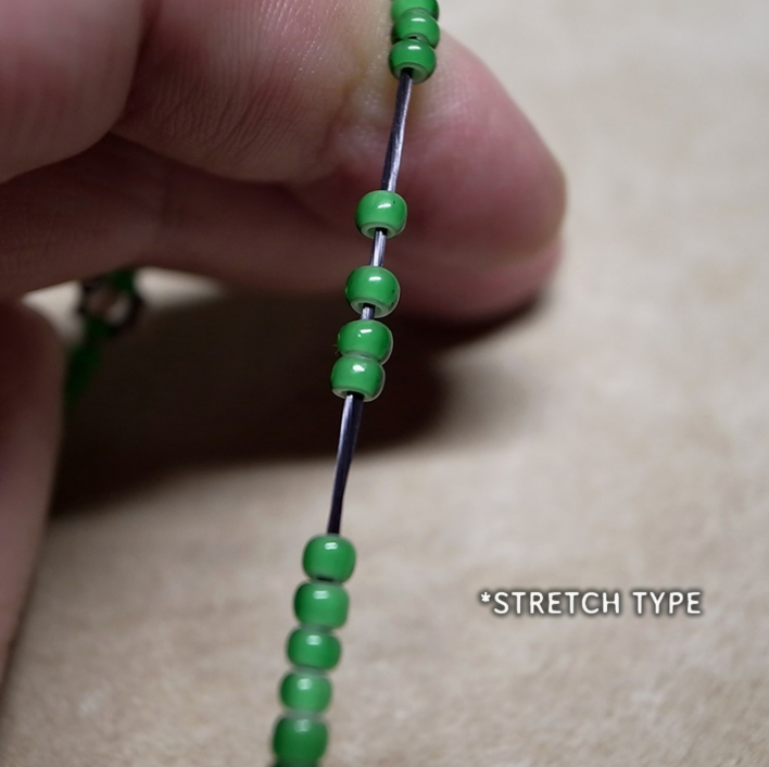 APOLLO BEADS BRACELET -GREEN / ROSETTAPRAYER
