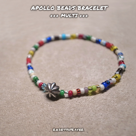 APOLLO BEADS BRACELET -MULTI / ROSETTAPRAYER