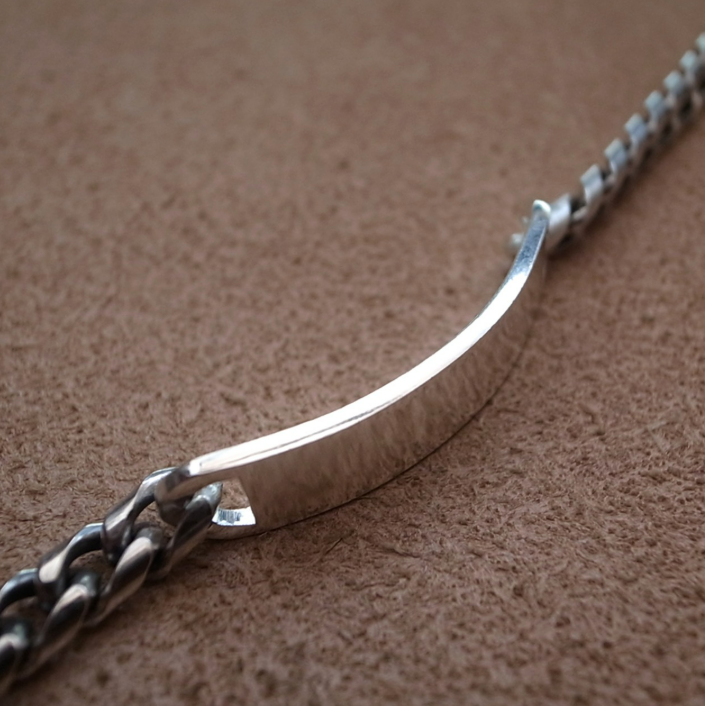 MIL. ID BRACELET- SILVER / ROSETTAPRAYER