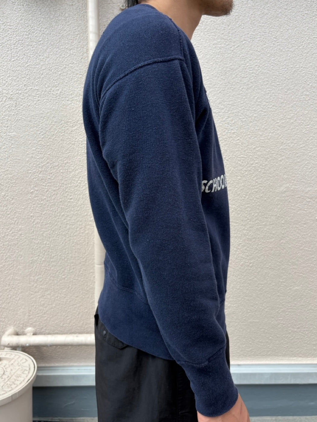 60's「FAIRVIEW PARK HOSPITAL SCHOOL OF NURSING」ラバープリントスウェット