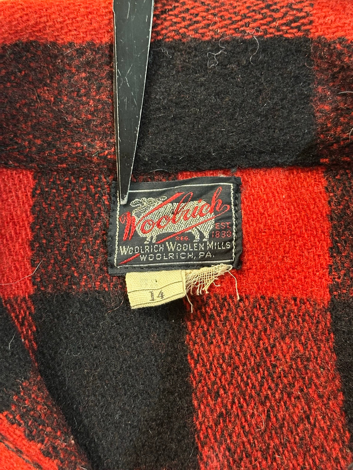 50's WOOLRICH USA製 C.O.Pシャツ