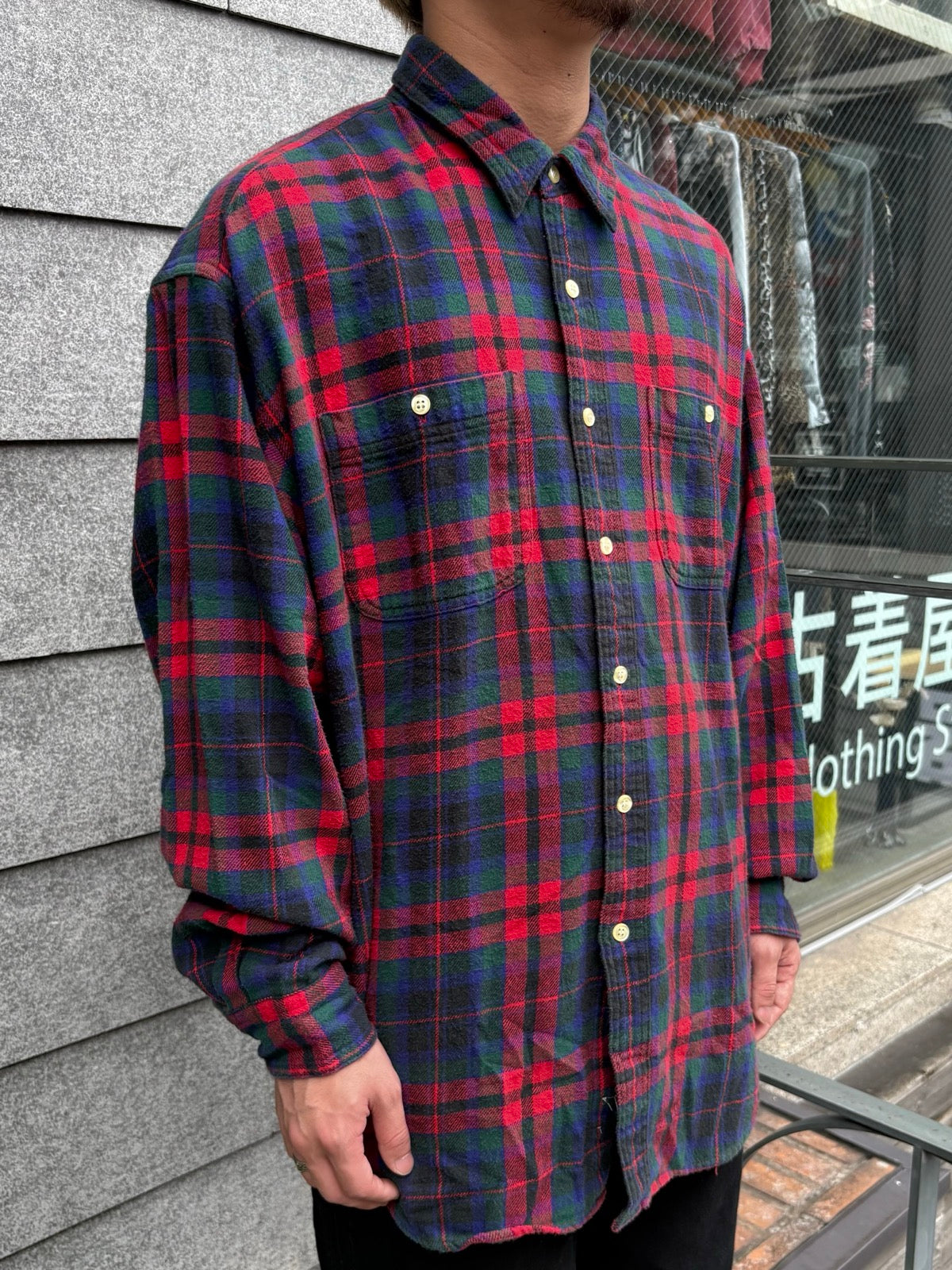 90's「OLD GAP」ネルシャツ