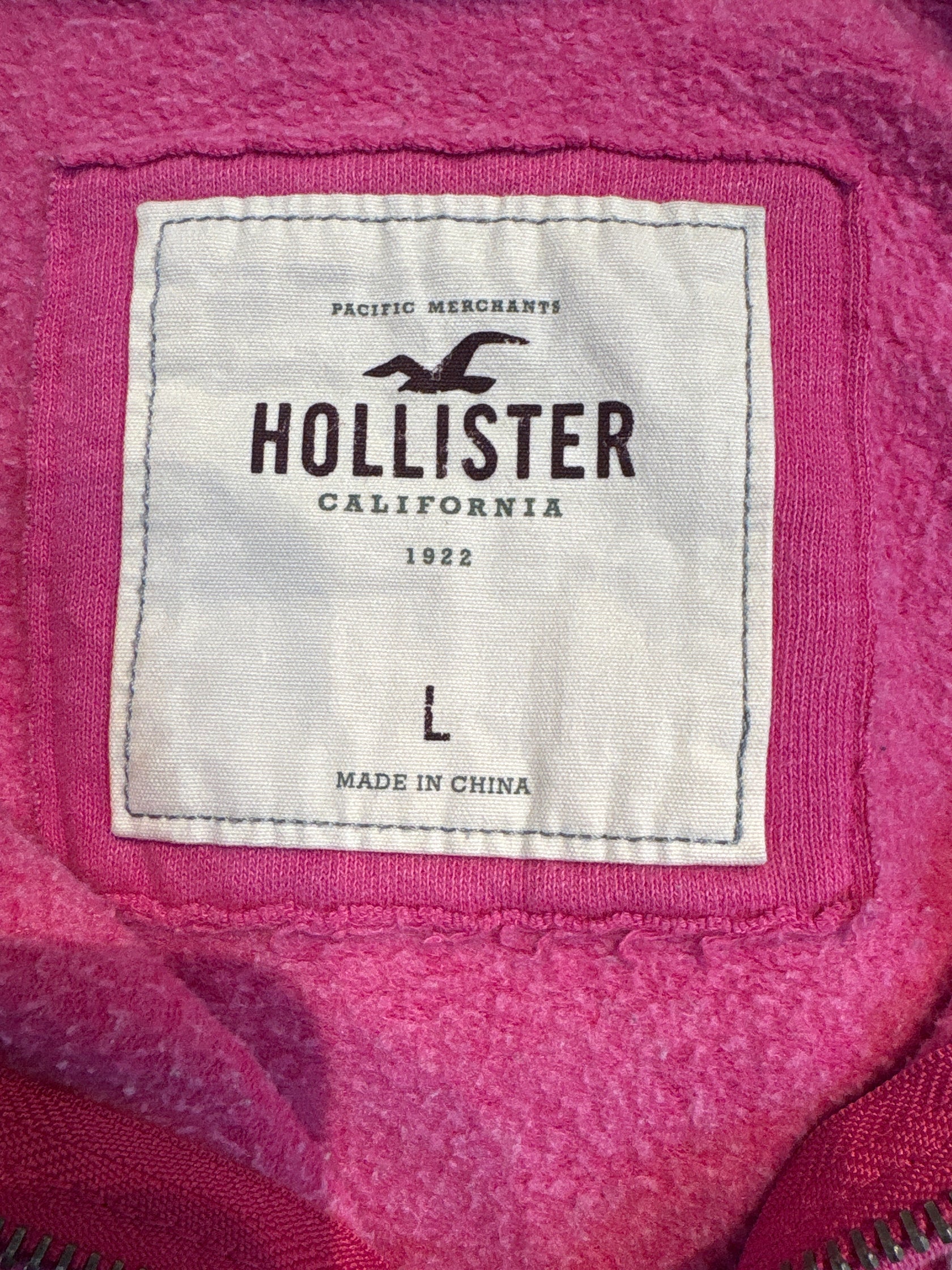 00's「Hollister」ジップアップパーカー