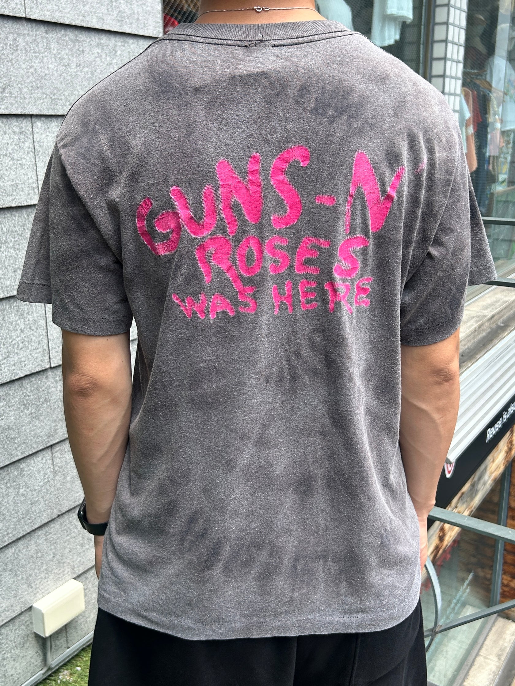 80's GUNS N’ ROSES 「GUNS-N ROSES WAS HERE」バンドTシャツ
