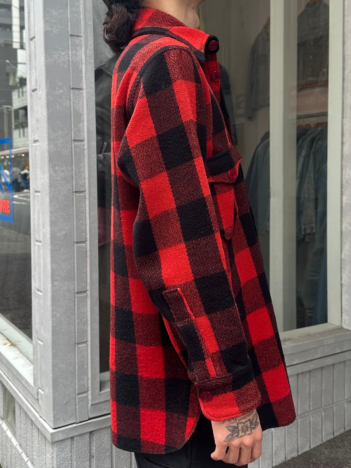 50's WOOLRICH USA製 C.O.Pシャツ