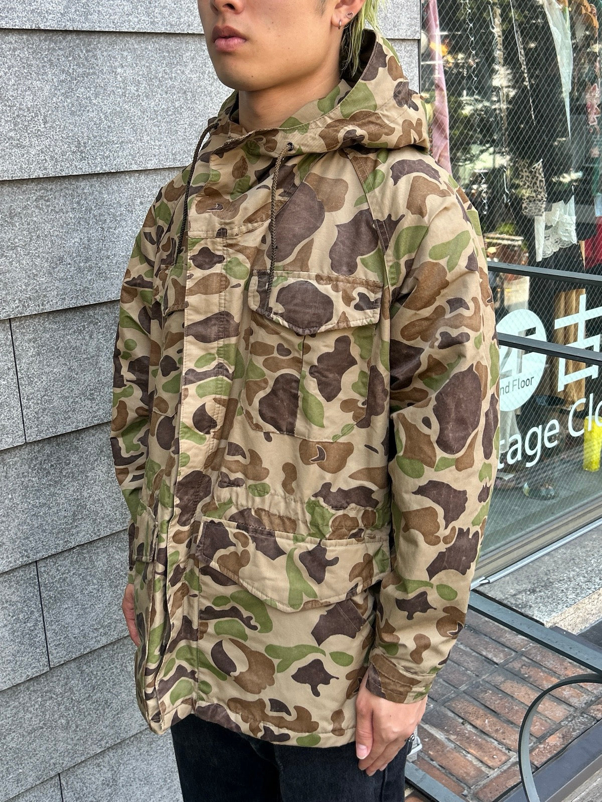 70's「WOODS」プルオーバーパーカー