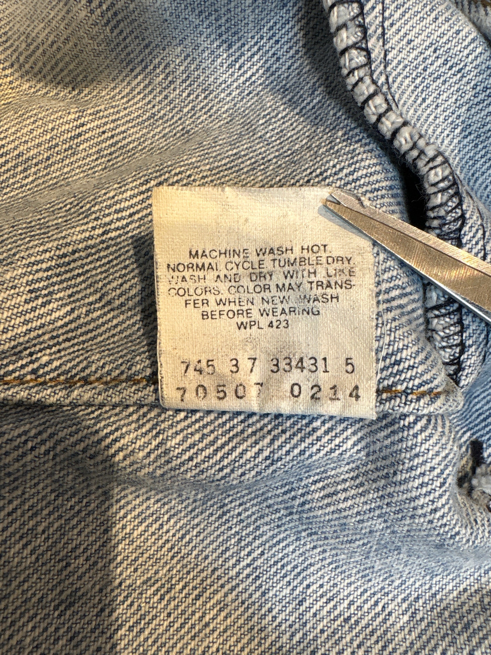 90's Levi's「70507-0214」USA製 デニムジャケット