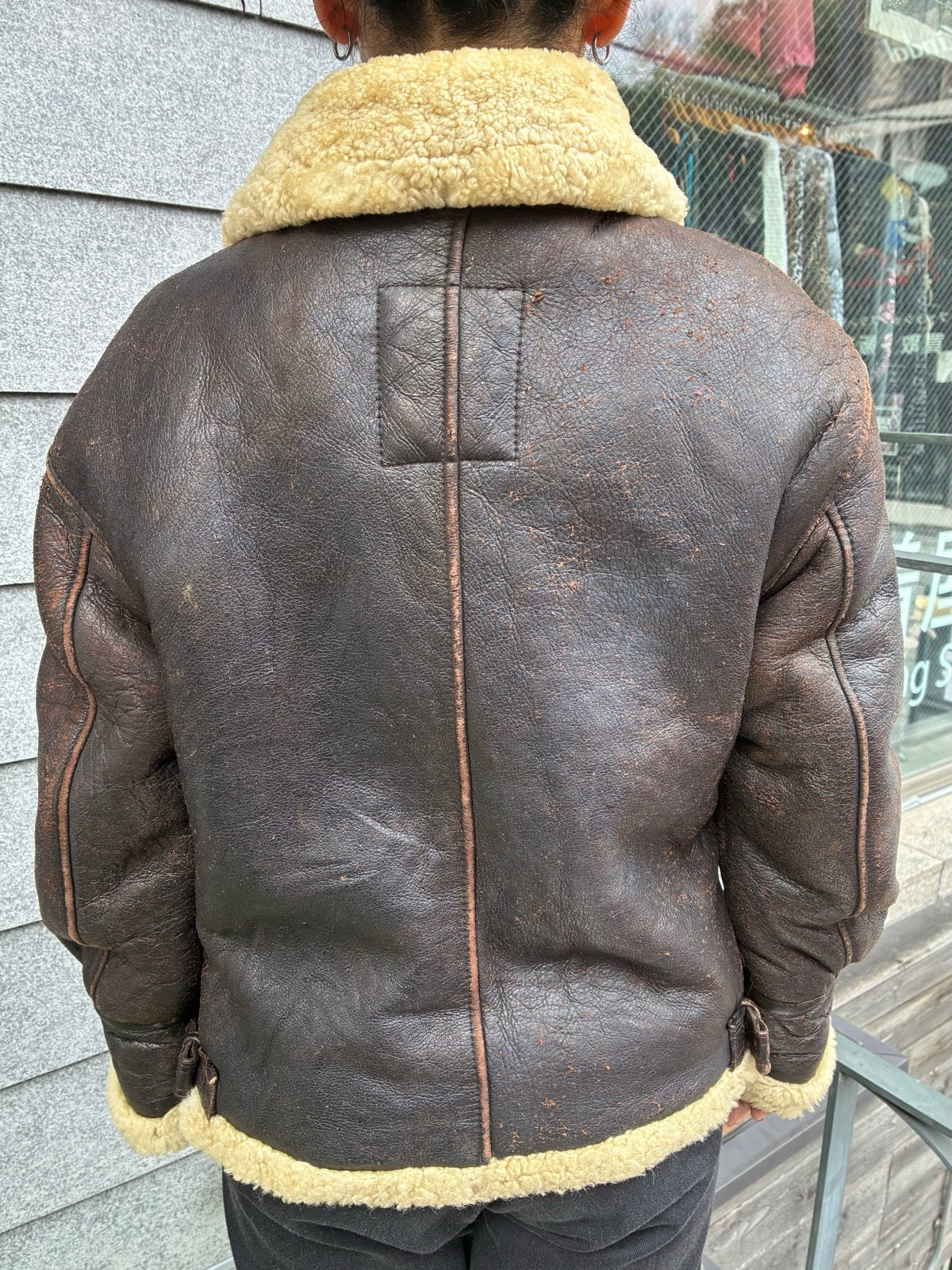 70's~80's「THE PILOT」ムートンフライトジャケット