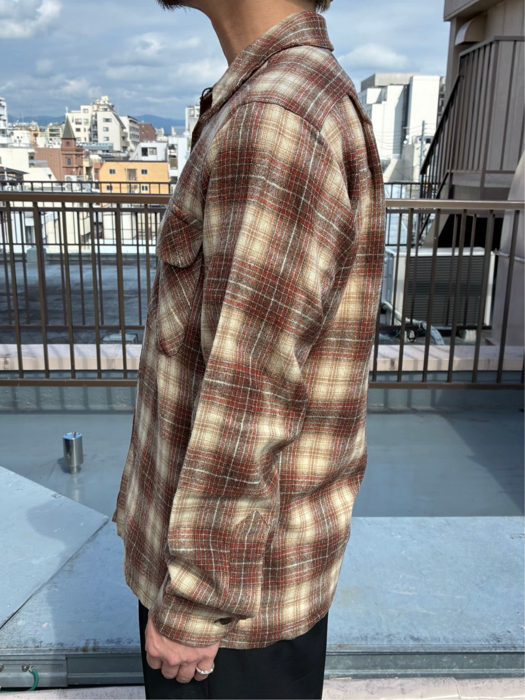 70's「Pendleton」USA製 ウールシャツ