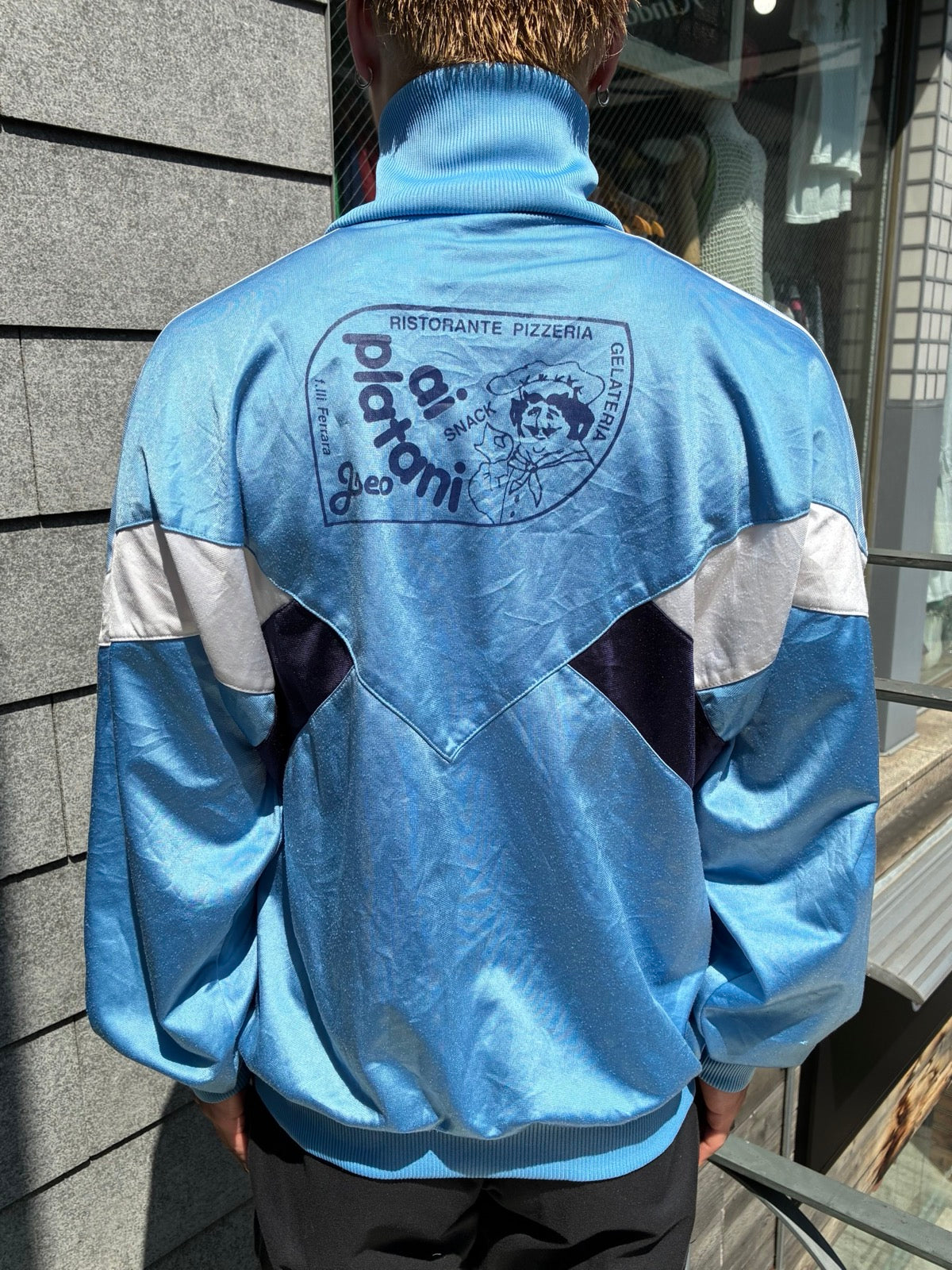 70's adidas「イタリア企業ローカルチームユニフォーム」トラックジャケット