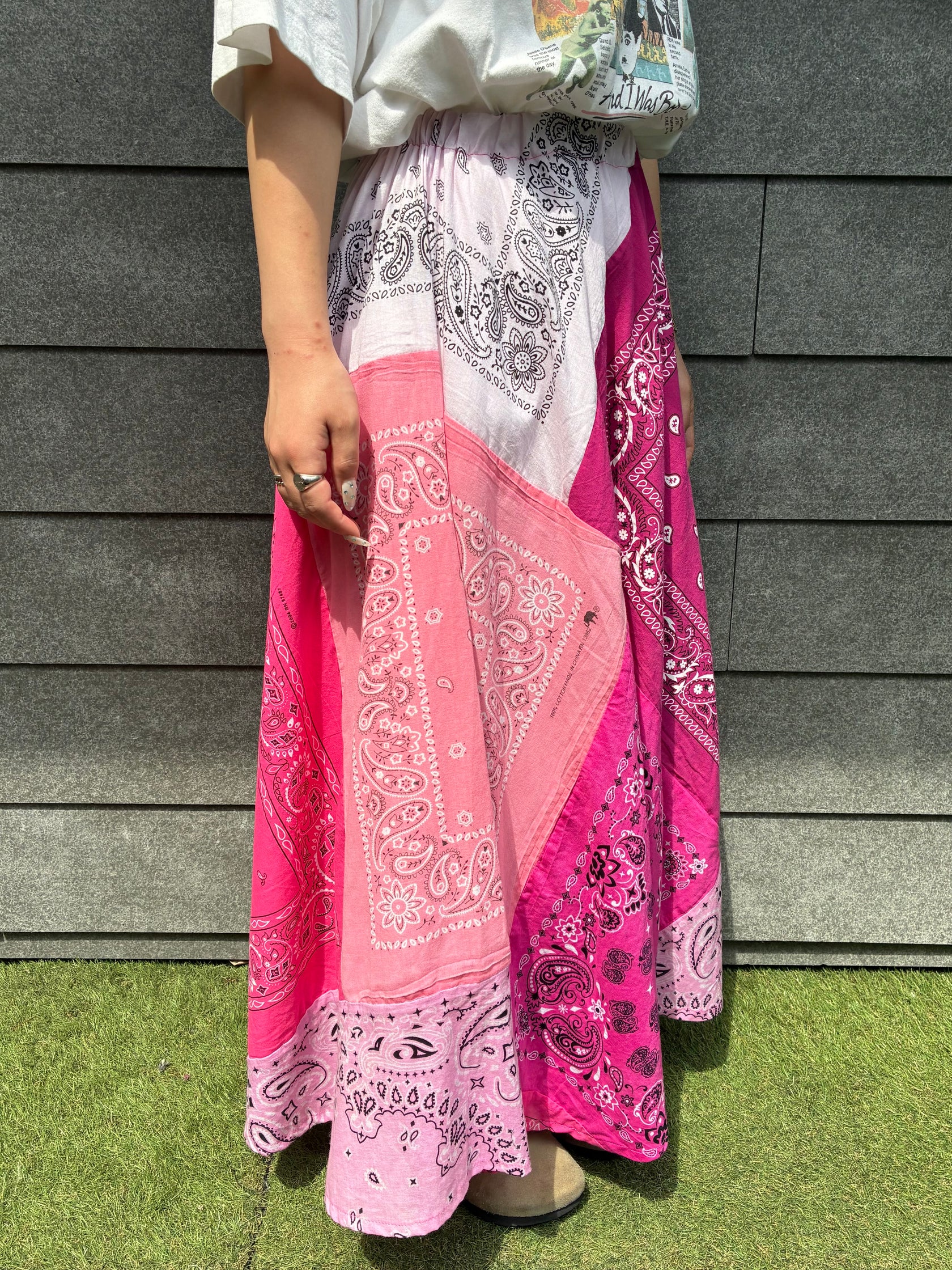 REMAKE 「bandana」パッチワークスカート