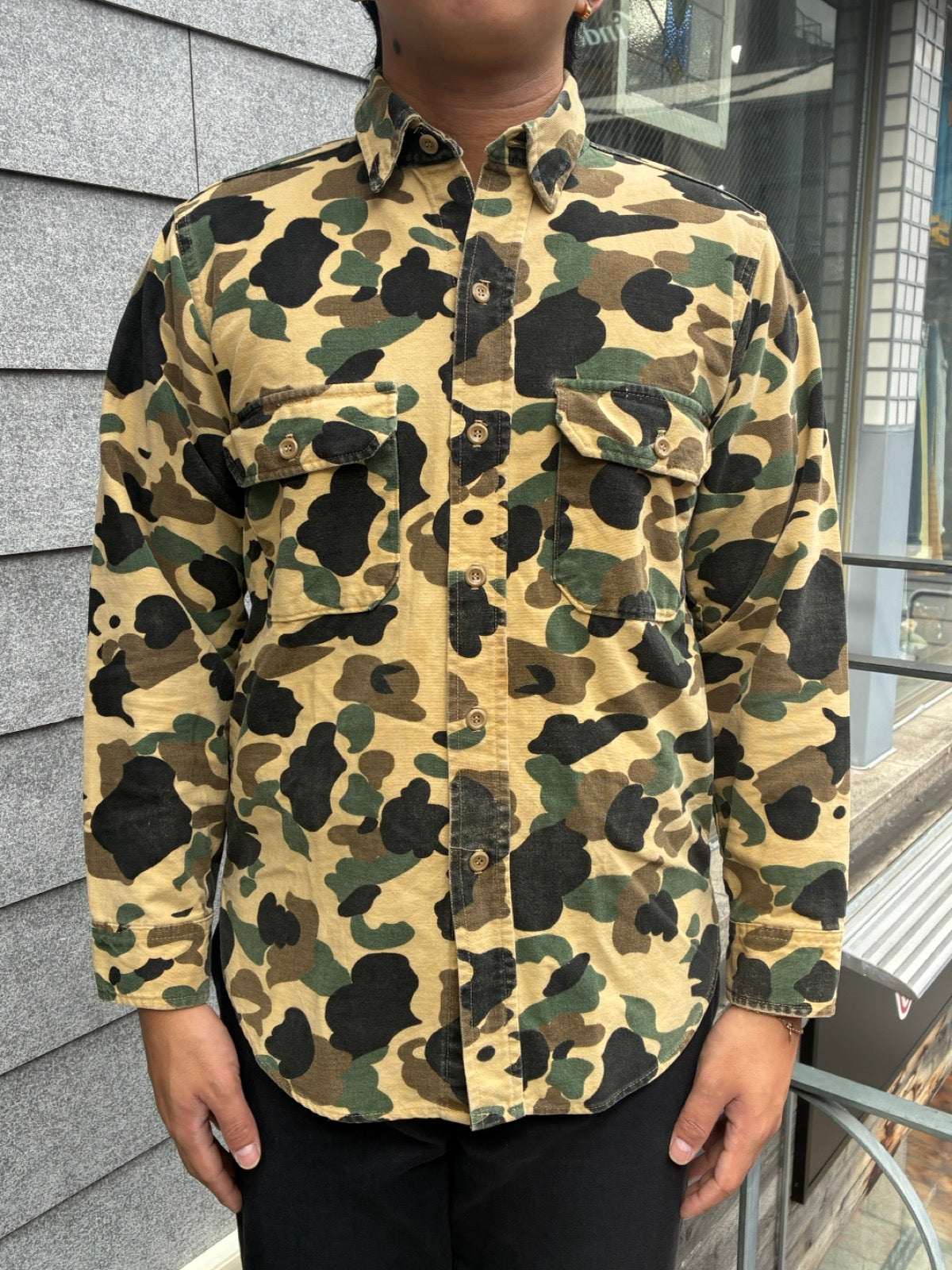 90's「Woolrich」ダックハンターカモ USA製 シャツ