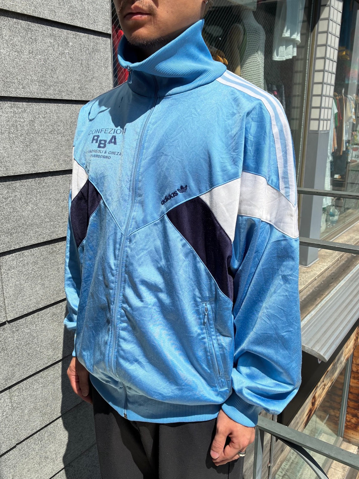 70's adidas「イタリア企業ローカルチームユニフォーム」トラックジャケット