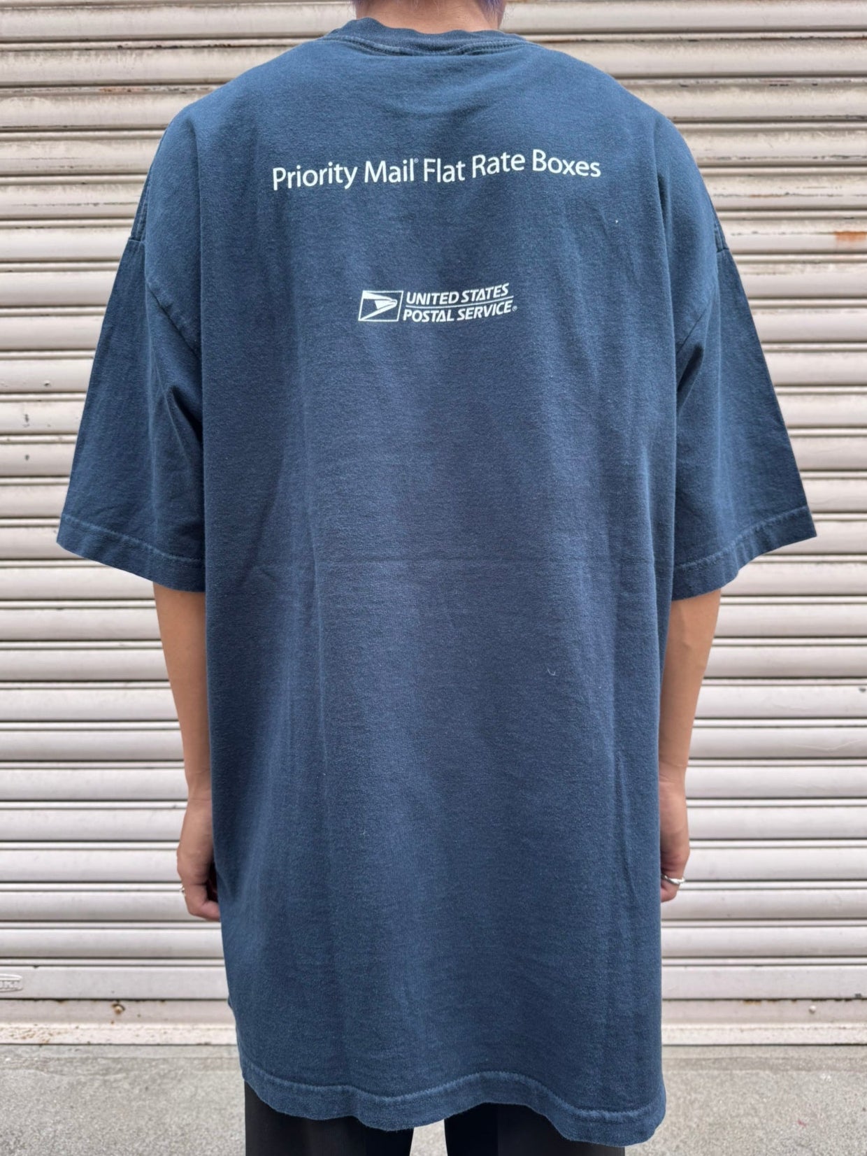 00's USPS「MAIL FLAT RATE BOX」企業Tシャツ