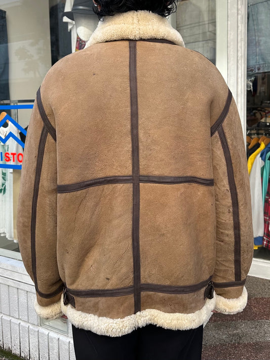 90's ORIGINAL SHEARLING「B-3type」ムートンフライトジャケット