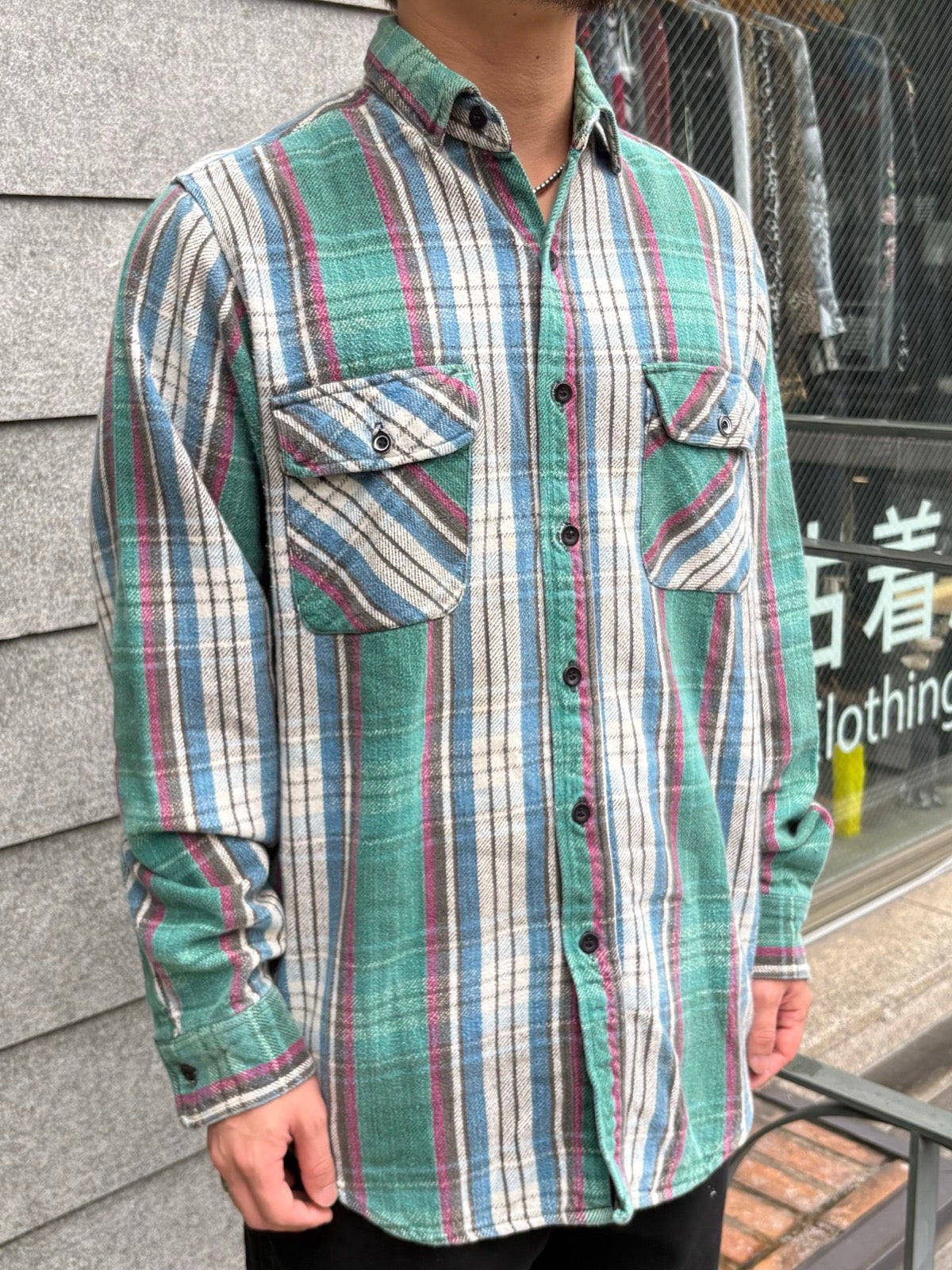 00's「FIVE BROTHERS」ネルシャツ