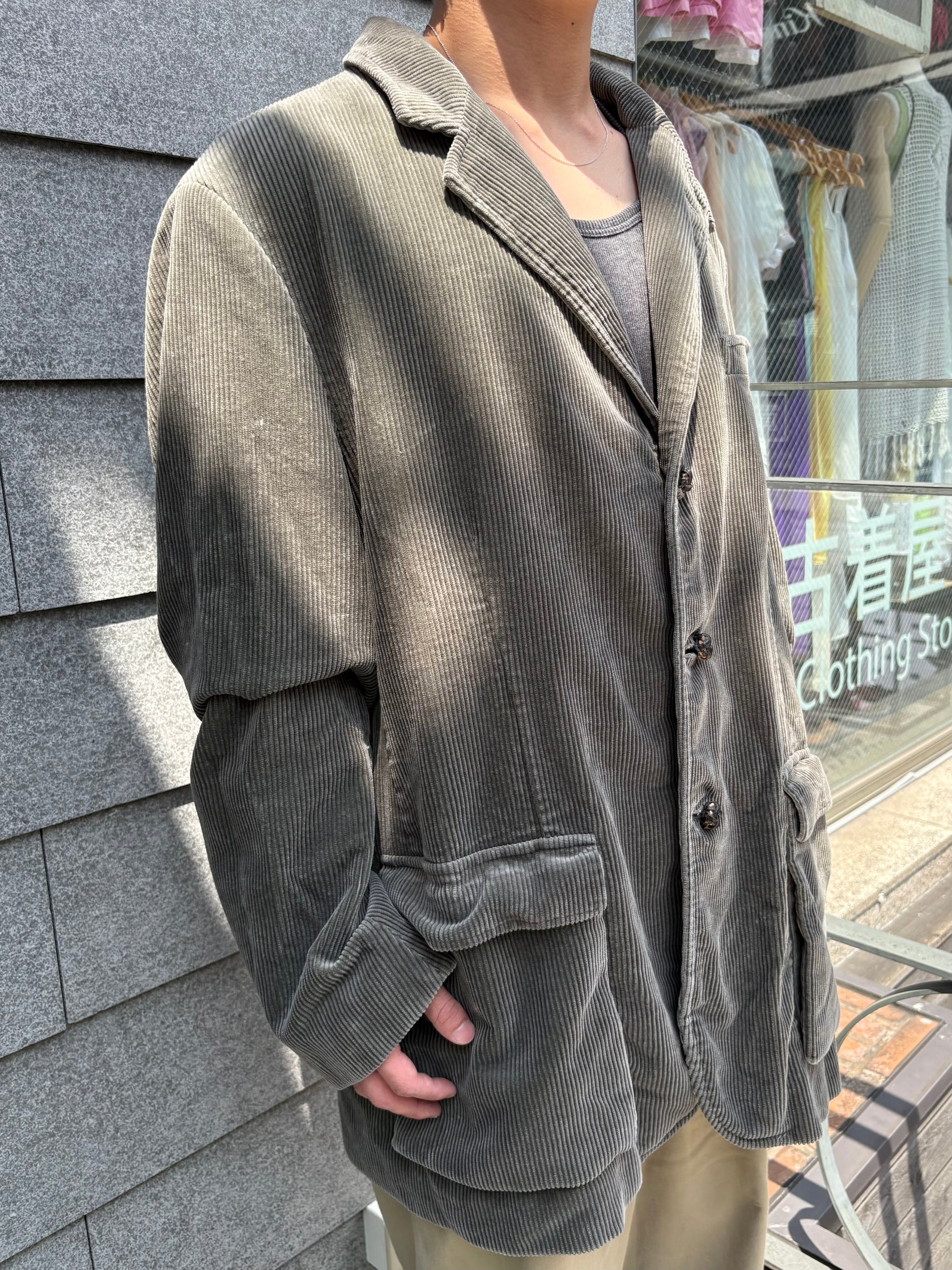 90's Ralph Lauren 「太畝コーデュロイ」 テーラードジャケット