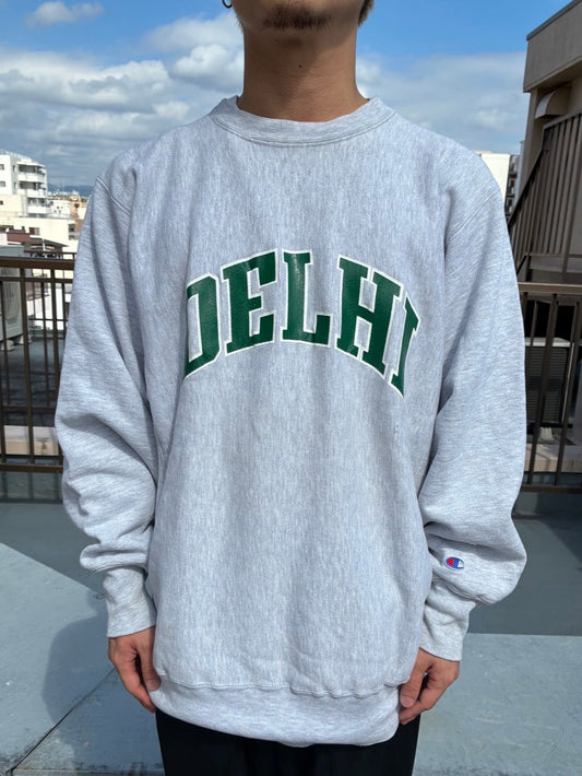 90's~00's CHAMPION「DELHI」Reverse Weave カレッジスウェット