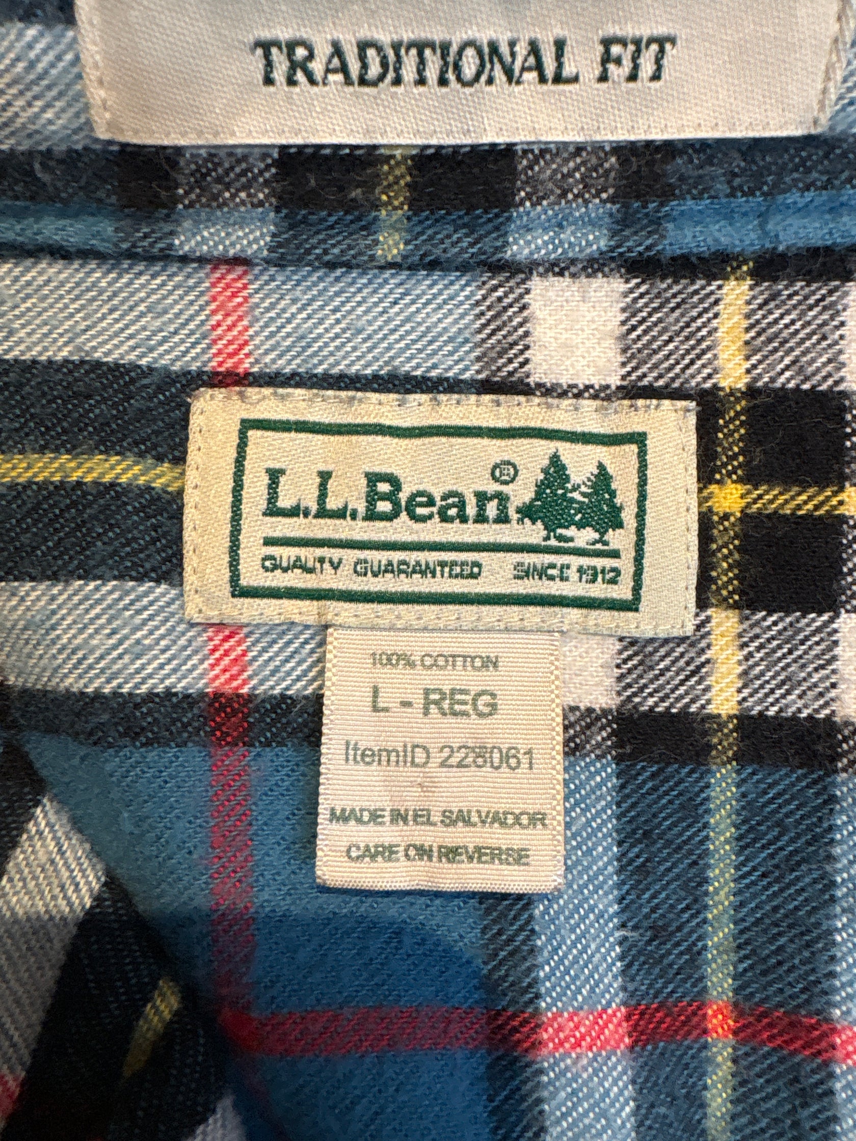 10's「L.L.Bean」ネルシャツ