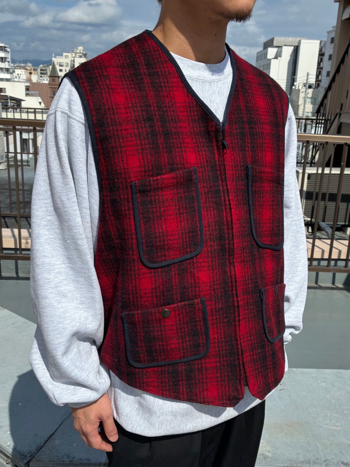 90's「L.L.Bean 」USA製 ウールベスト