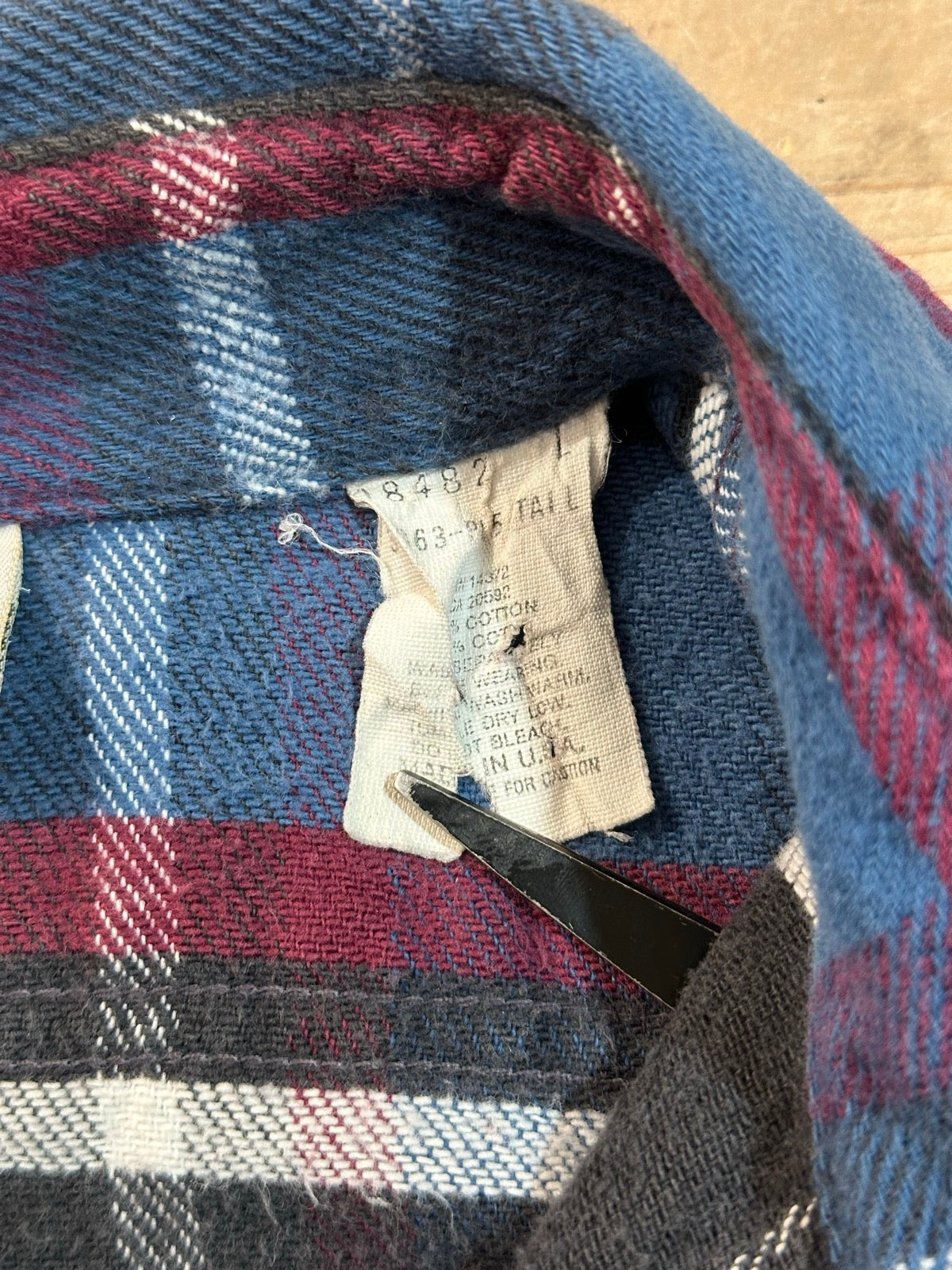 80's FIVE BROTHER USA製 フランネルシャツ