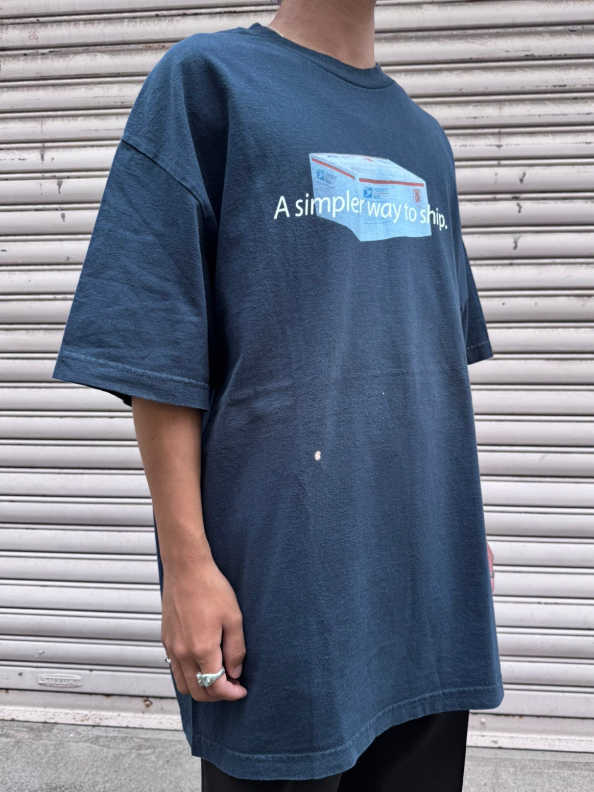 00's USPS「MAIL FLAT RATE BOX」企業Tシャツ