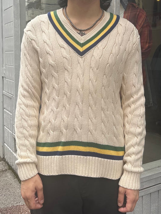 90's RALPH LAUREN チルデンニット
