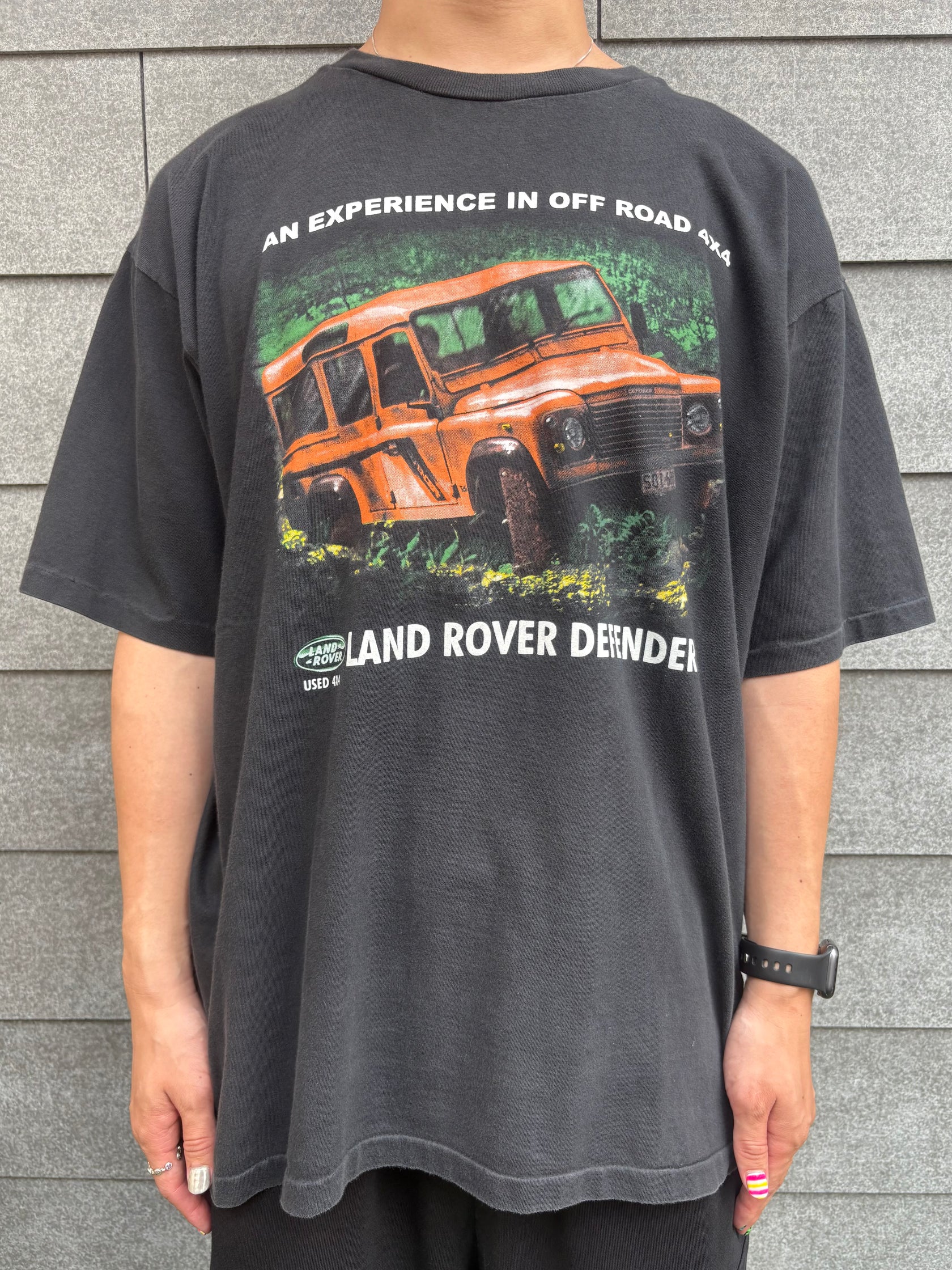 90's~00's LAND ROVER「 Defender Off-Road 」グラフィックTシャツ