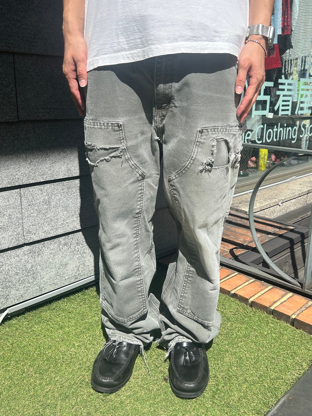00's Carhartt「DOUBLE NKEE PANT」ワークパンツ