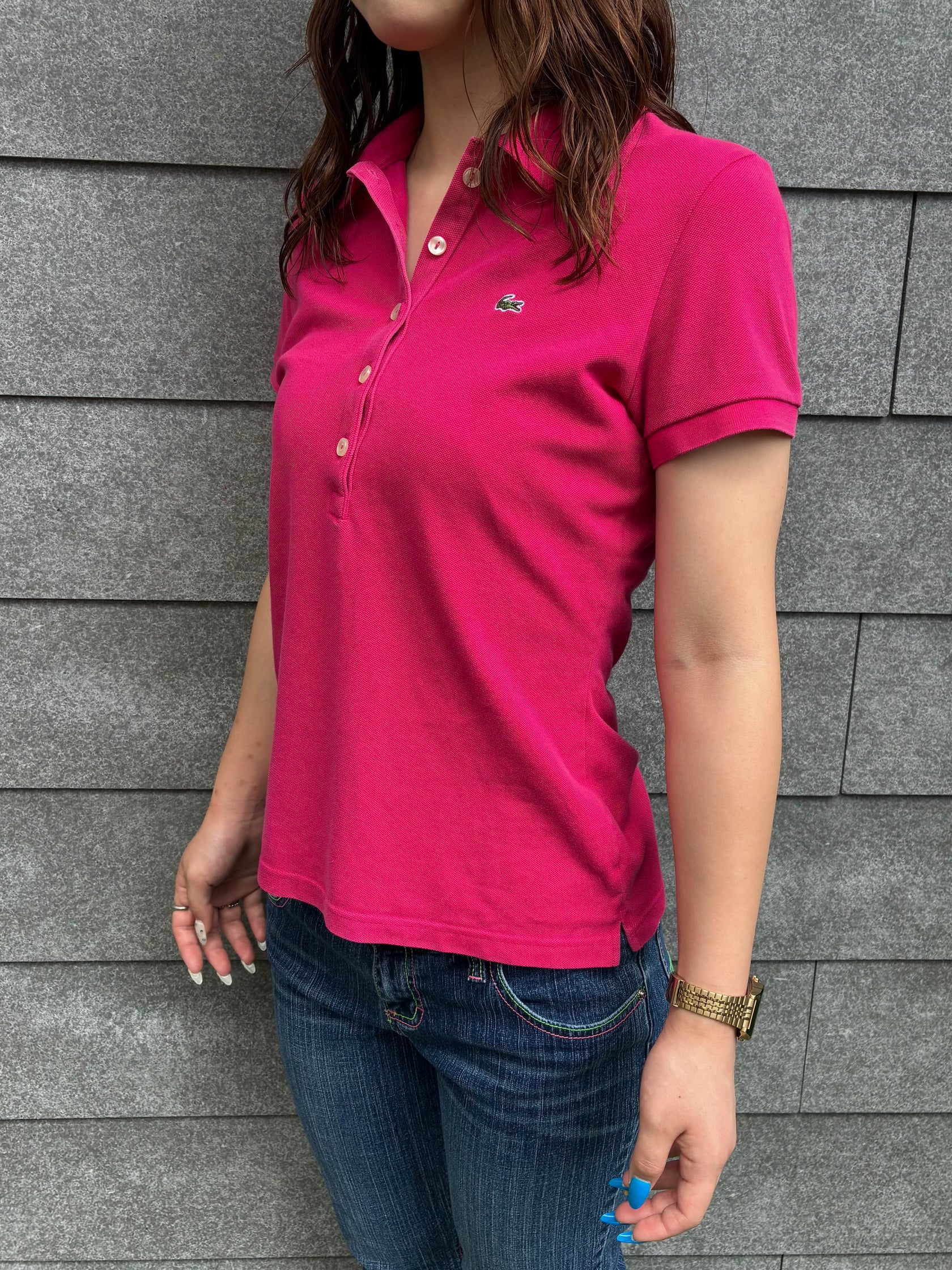 00's「LACOSTE」ポロシャツ