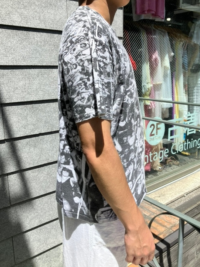 90's George Michael「Listen Without Prejudice 」USA製 総柄Tシャツ